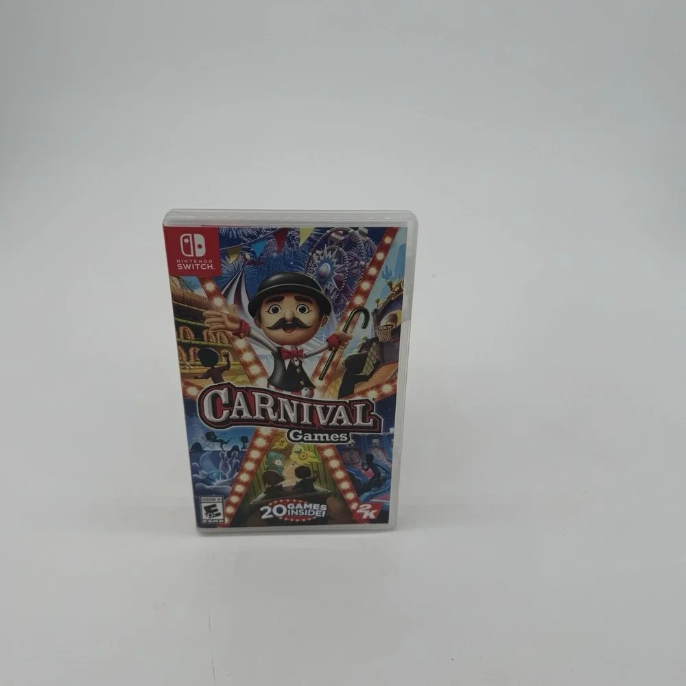 Carnival Games Nintendo Switch 2K Complete CIB Pre-Owned‎ Working